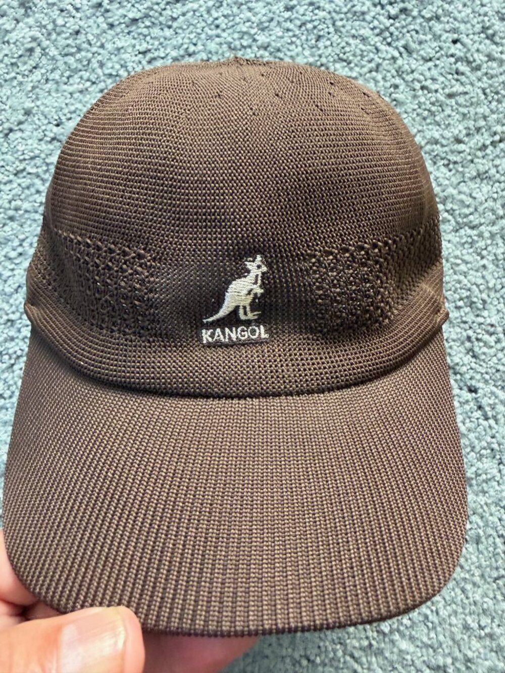 Kangol Brown Tropic Ventair Spacecap Hat - Size M - Picture 9 of 9